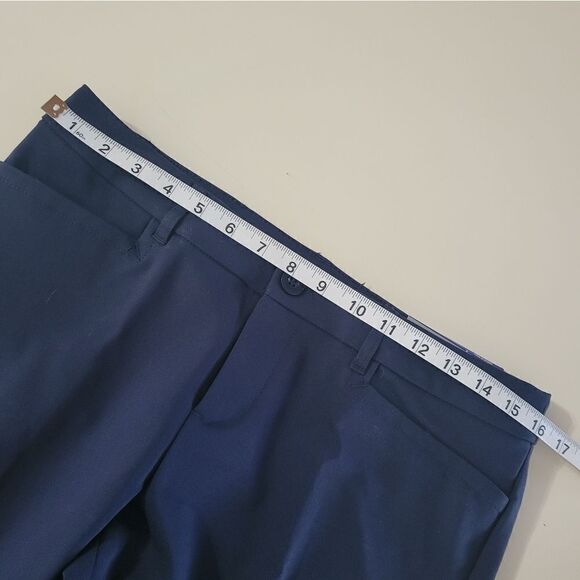 Christopher & Banks Navy Modern Fit Straight Leg Petite Trouser - Picture 4 of 14